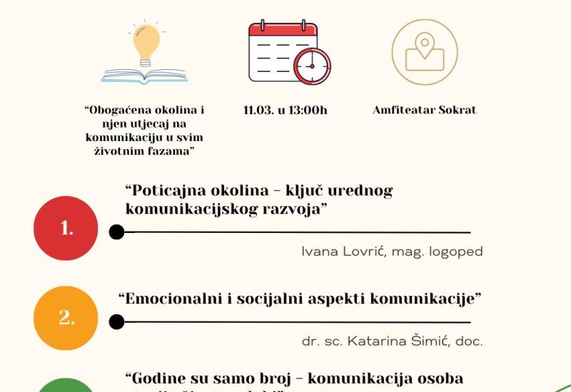 Predavanje - Mostar obilježava Tjedan logopedije: Predavanja za studente i roditelje